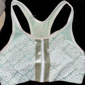 PINK light blue ultimate sports bra